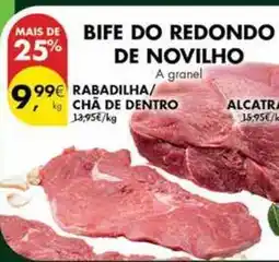 Pingo Doce A+ - bife do redondo de novilho promoção
