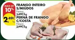 Pingo Doce Frango inteiro s/miudos promoção