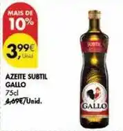 Pingo Doce Gallo - azeite subtil promoção