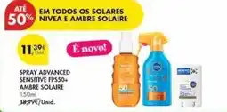 Pingo Doce Ambre solaire - spray advanced sensitive fps50+ promoção