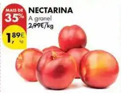 Pingo Doce A+ - nectarina promoção