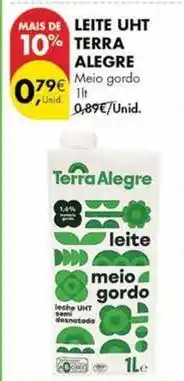 Pingo Doce Terra nostra - leite uht promoção