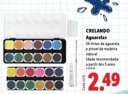 Lidl CRELANDO Aguarelas promoção