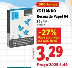 Lidl CRELANDO promoção