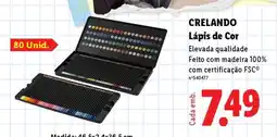Lidl CRELANDO Lápis de Cor promoção
