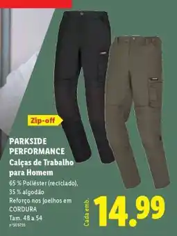 Lidl PARKSIDE PERFORMANCE promoção