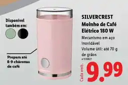 Lidl SILVERCREST Moinho de Café Elétrico 180 W promoção