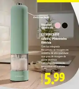 Lidl SILVERCREST Saleiro/ Pimenteiro Elétrico promoção