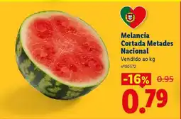 Lidl Melancia Cortada Metades Nacional promoção