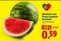 Lidl Melancia com Pouca Semente Nacional promoção