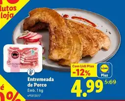 Lidl Entremeada de Porco promoção