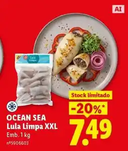 Lidl OCEAN SEA Lula Limpa XXL promoção