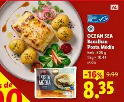 Lidl OCEAN SEA Bacalhau Posta Média promoção