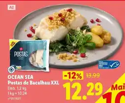 Lidl OCEAN SEA Postas de Bacalhau XXL promoção