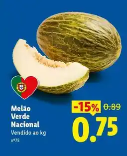 Lidl Melão Verde Nacional promoção