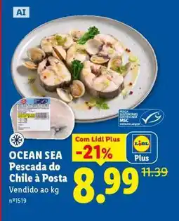 Lidl OCEAN SEA Pescada do Chile à Posta promoção