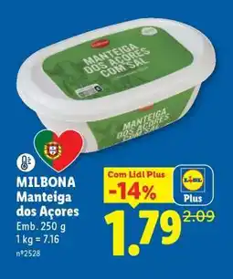 Lidl MILBONA Manteiga dos Açores promoção