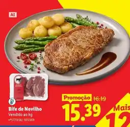 Lidl Bife de Novilho promoção