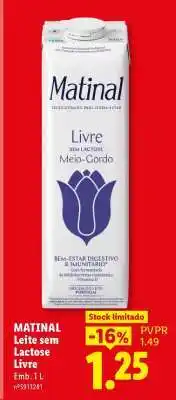 Lidl MATINAL promoção