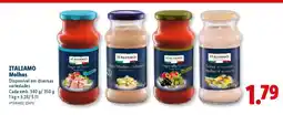 Lidl ITALIAMO Molhos promoção