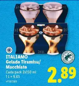 Lidl ITALIAMO Gelado Tiramisu/Macchiato promoção