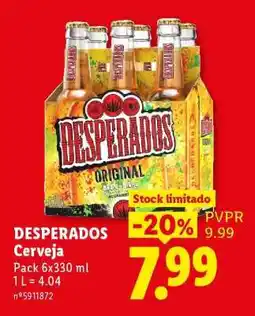 Lidl DESPERADOS promoção