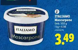 Lidl ITALIAMO Mascarpone promoção