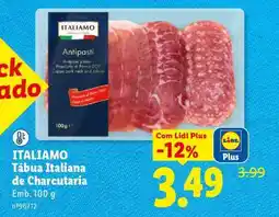 Lidl ITALIAMO Tábuá Italiana de Charcutaria promoção
