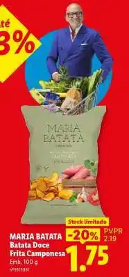 Lidl MARIA BATATA promoção