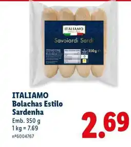 Lidl ITALIAMO Bolachas Estilo Sardenha promoção