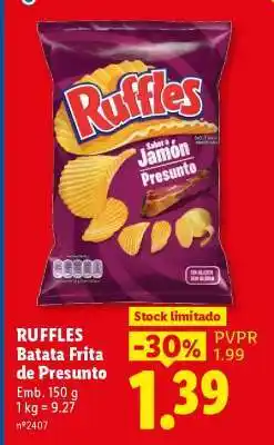 Lidl RUFFLES promoção