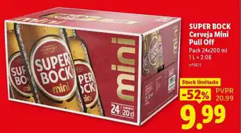 Lidl Super Bock Cerveja Mini Pull Off promoção