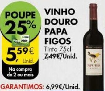 Pingo Doce Vinho Douro Papa Figos 75cl promoção