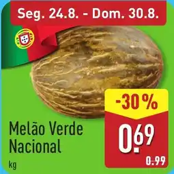 ALDI Melão Verde Nacional promoção