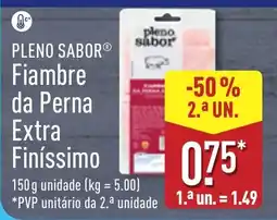 ALDI Fiambre da Perna Extra Finíssimo promoção