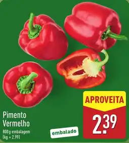 ALDI Pimento Vermelho promoção