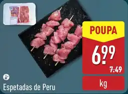 ALDI Espetadas de Peru promoção