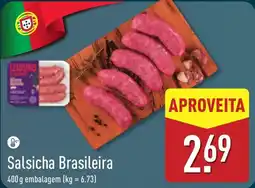 ALDI Salsicha Brasileira promoção