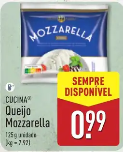 ALDI Cucina Queijo Mozzarella promoção