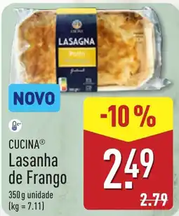 ALDI Cucina lasanha de frango promoção