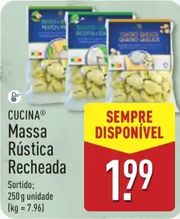 ALDI Cucina massa rústica recheada promoção