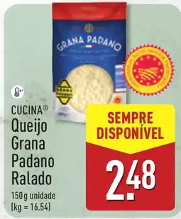 ALDI Cucina queijo grana padano ralado promoção