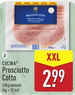ALDI Cucina Prosciutto Cotto promoção