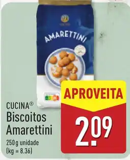 ALDI Cucina Biscoitos Amarettini promoção