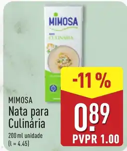 ALDI Mimosa nata para culinária promoção