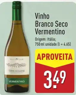 ALDI Vinho Branco Seco Vermentino promoção