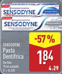 ALDI Sensodyne pasta dentífrica promoção
