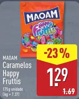 ALDI Maoam caramelos happy fruttis promoção