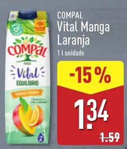 ALDI Compal vital manga laranja promoção