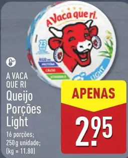 ALDI a vaca que ri queijo porções light promoção